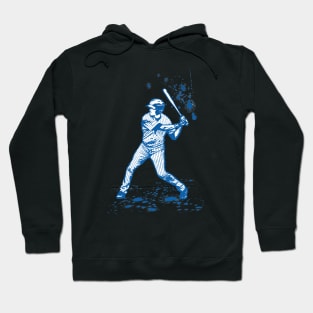 Baseball Batter or Hitter in Launch Position - 03 Hoodie